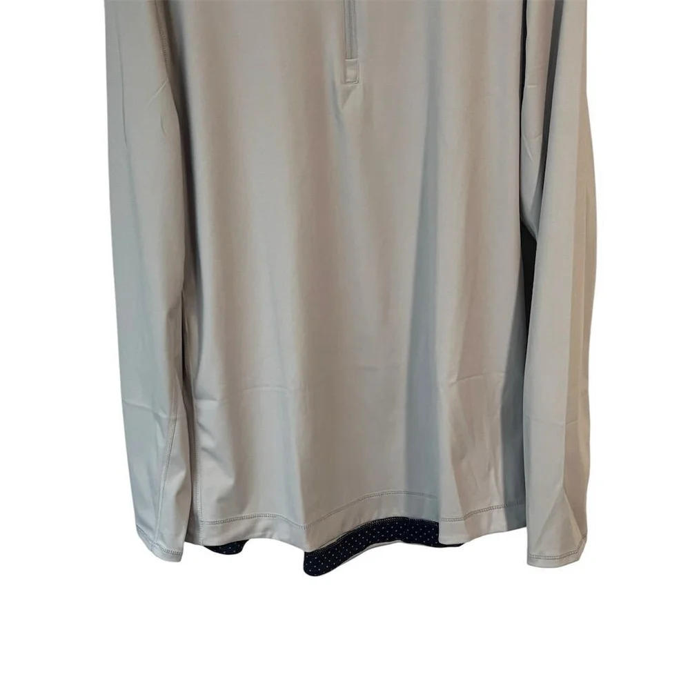 Graham Luxe Jacket Mens XL Gray Pullover Quarter Zip Lightweight Water Resistant
